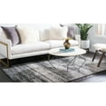 thumbnail image 4 of Unique Loom Del Mar Collection Area Rug - Lucille (5' 1" x 8' Rectangle Dark Gray/Ivory), 4 of 10