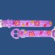 thumbnail image 2 of Relojes para niños con forma de flor, lindos relojes para niños, dibujos animados, nuevo y encantador reloj de pulsera digital de silicona para niños y niñas, tamaño libre, color morado, 2 of 5