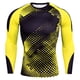 thumbnail image 1 of Minnieouse Camiseta de compresión para hombre, de secado rápido, de manga larga, para gimnasio, Fitness, ropa deportiva, mallas elásticas de camuflaje, Camisetas punto amarillo Minnieouse AP013550-06, 1 of 6
