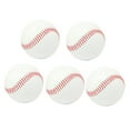 thumbnail image 4 of HLONK Balles d'Entraînement de Baseball 5 Pcs Rondes Blanches Impact Réduit pour Débutants Adultes Pratique Intérieure 2.8x2.8in, 4 of 8