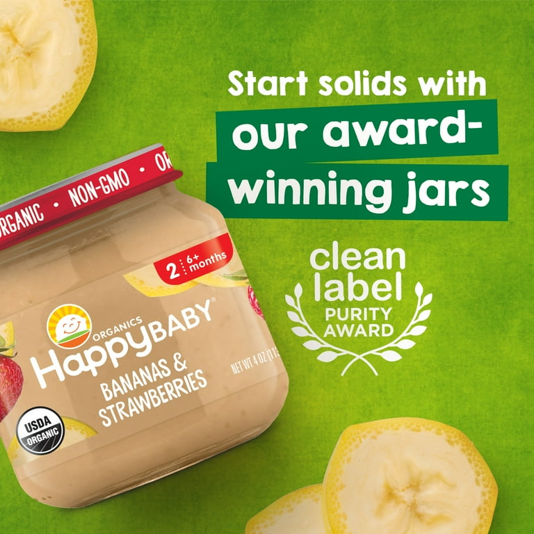 pack) (6 Jars) Happy Baby Clearly Crafted Organic Stage Pears