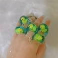 thumbnail image 4 of tegongse Cute Yellow Duck Rings Creative Rings Accessory for Students and Fashion Enthusiasts Ideal for Campus Life and More, 4 of 10