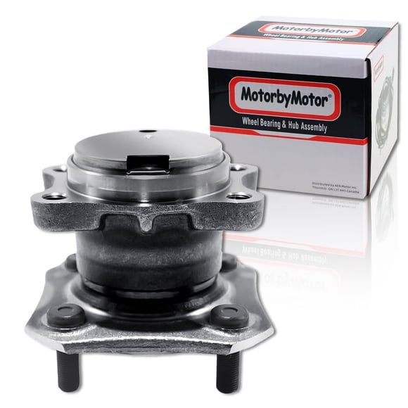 MotorbyMotor 512384 Rear Wheel Hub Bearing Assembly Fits for 2007-2012 Nissan Sentra (L4 2.0L Only, 4-Wheel ABS) Wheel Bearing and Hub Assembly 4 Lugs