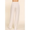 thumbnail image 4 of Saronite Solid Elastic Waisted Tencel 2 Sides Pockets Full Length Pants, Beige (Women's), 4 of 4