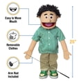 thumbnail image 3 of Puppet Silly Puppets 25 Kenny Peach Boy Ventrilocuo Style, 3 of 5