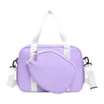 thumbnail image 1 of Bolsa de pickleball, bolso tote, correa ajustable para el hombro, bolsa para raquetas de pickleball, bolso de mano Púrpura, 1 of 9