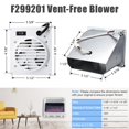 thumbnail image 2 of Kit de Ventilador Soplador Criditpid F299201 Calefactor sin Ventilación 120V, 2 of 7