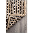 thumbnail image 3 of Natural Jute with Black White cotton Mix round Size 5 x 5 Feet ( 150 x 150 cm ), 3 of 3