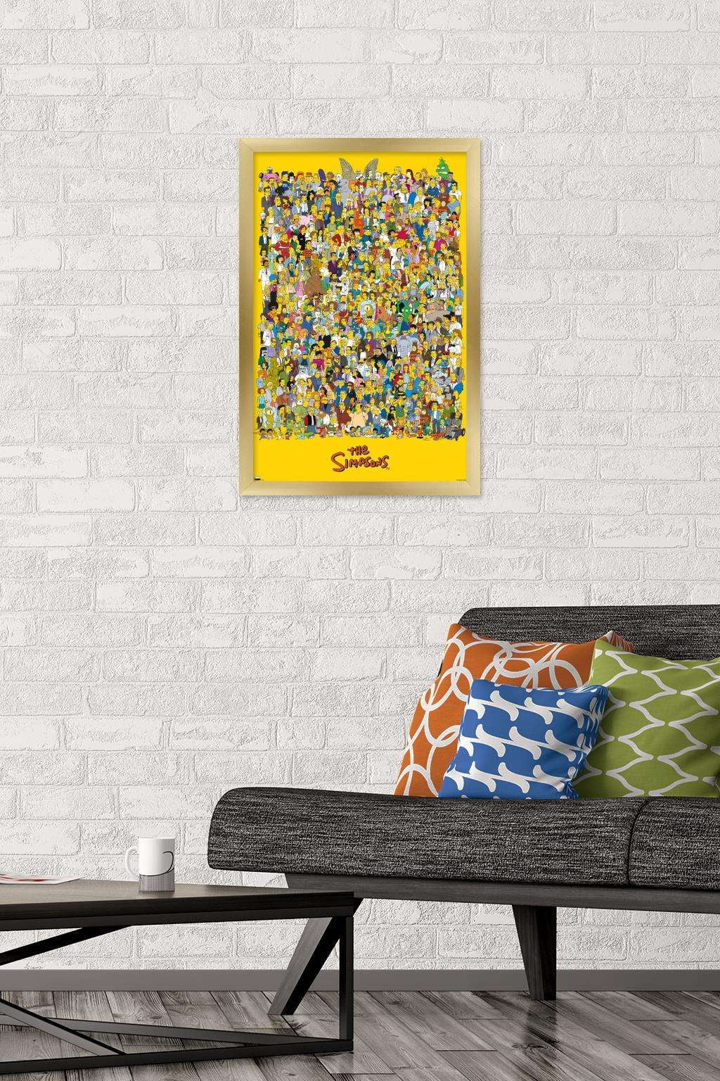 The Simpsons - Universe 21 Wall Poster, 14.725" x 22.375", Framed