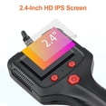 thumbnail image 2 of Industrial Endoscope  Handheld Borescope Snake Inspection Camera with 6 LED Lights  6.6ft Semi-Flexible Cable  IP67 Waterproof, 2 of 9
