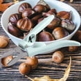 thumbnail image 4 of Pinzas para castañas, utensilios de cocina, pinzas para nueces de acero inoxidable, pinza para cascanueces, concha Azul, 4 of 9