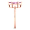 thumbnail image 3 of 1.5 ct Marquise Cut Simulated Pink Diamond Solitaire Engagement Ring for Women in 18K Rose Gold, 3 of 5