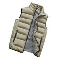 thumbnail image 3 of Chaleco de hombre de otoño e invierno cálido de algodón chaleco de hombre estilo coreano chaleco grueso tienda de moda, 3 of 6