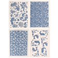 thumbnail image 1 of 4 Sheets Clay Transfer Paper Decal High Temperature Underglaze Colored Paper, 1 of 3