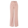 thumbnail image 5 of Sngxgn Womens Casual High Waisted Cargo Yoga Pants Pocket Flare Pants(Pink,XL), 5 of 6
