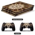 thumbnail image 2 of Decal Skin for PS4 Slim / PS4 Pro / PS4, Whole Body Vinyl Sticker Cover for Playstation 4 Console and Controller (Cultural Ceiling), 2 of 5