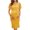 lemon-yellow, variant on EIGTHTAIL Pregnant Woman Dress Flower Mesh Sheer Short Sleeve Crew Neck Slim Midi Dress Summer Casual Baby Shower Wedding Maternity Dress