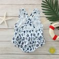 thumbnail image 5 of FRSASU Toddler Baby Girls One Piece Printed Ruffles Swimsuit Swimwear, 5 of 8
