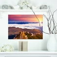 thumbnail image 1 of Foggy Val Gardena Valley Panorama - Extra Large Seashore Canvas Art, 1 of 3