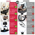 thumbnail image 6 of 19 inch LED Ring Light LCD Display Touch Screen with Tripod Stand Dimmable Makeup Selfie Ring Light for Studio Portrait YouTube Vlog Video Shooting with Carrying Bag and Remote Controller, CRI>90, 6 of 6