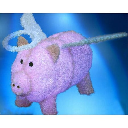 28 pre lit led outdoor pink chenille angel pig christmas outdoor decoration - Pig Christmas Decorations Outdoors 28 pre lit led outdoor pink chenille angel pig christmas outdoor decoration - Pig Christmas Decorations Outdoors