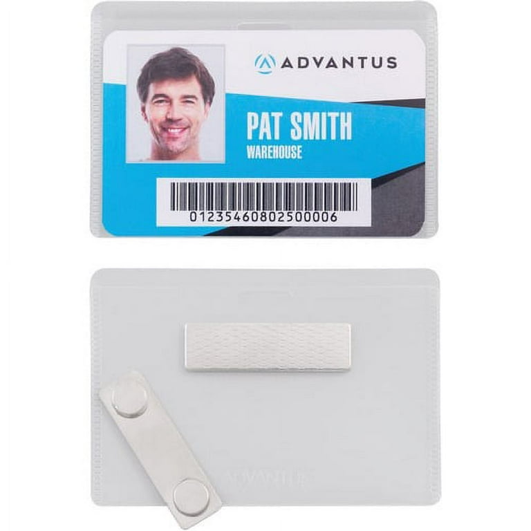 Advantus DIY Magnetic Name Badge Kit - Horizontal - 3.8 Advantus DIY Magnetic Name Badge Kit - Horizontal - 3.8