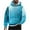 Mens Hoodies & Sweatshirts Blue, variant on M-4X Plus Size Hoodies for Men with Front Pocket Big & Tall Fleece Lined Sweatshirts Long Sleeve Gradient Printed Pullover Going-Out Hoodie Tops