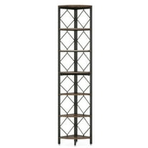Topcobe 7-Tier Corner Shelf, 78.7" Corner Bookcase Slim Corner Storage Rack, Modern Furniture for Indoor, Living Room