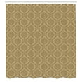 thumbnail image 2 of Ambesonne Damask Shower Curtain, Eastern Soft Flowers, 69"Wx84"L, Khaki, 2 of 2