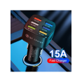thumbnail image 3 of 1pc 15A 6 USB 5V 9V 12V Car Fast Charger, 3 of 5