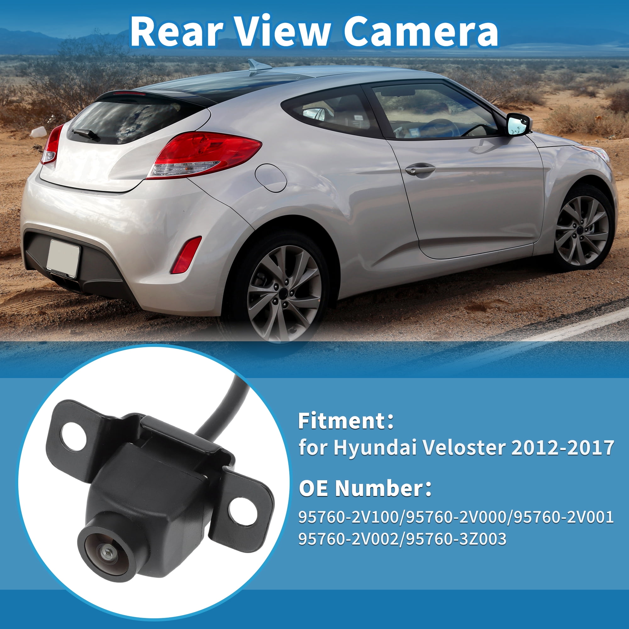 Unique Bargains Rear View Camera for Hyundai Veloster 2012-2017 Backup Camera