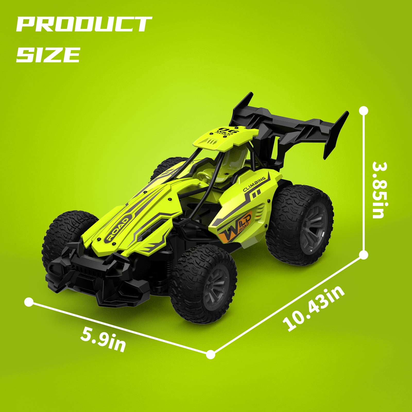 Dammyty Remote Control Cars, 2.4Ghz High Speed RC Car Toys for Boys Girls, All Terrain off Road RC Truck for Kids