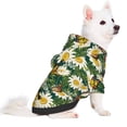 thumbnail image 2 of Honeii Sunflowers And Butterflies Print Small Dog Hoodies Pet Hooded Sweatshirts Fall Winter Puppy Cat Sweaters Warm Clothes for Small Dogs Outfits Costume-Large, 2 of 7