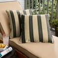 thumbnail image 2 of Sunbrella Sorra Home  Berenson Tuxedo Corded Indoor/ Outdoor Pillow Set (Set of 2) 20 in x 20 in, 2 of 5