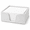 White, variant on DBOZEModern Square Napkin Holder, Ribbed Paper Napkin Organizer with Easy-Grab Front Opening for Dining Table, Kitchen Counter, Bathroom & Office
