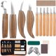 thumbnail image 1 of Juego de herramientas para tallar madera yuxing 15 piezas acero al carbono, 1 of 5