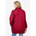 thumbnail image 2 of Woman Within Plus Size Fleece Nylon Reversible Jacket, 2 of 6