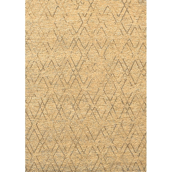 Ahgly Company Indoor Rectangle Solid Brown Modern Area Rugs, 4' x 6'