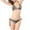 Black, variant on Two Piece Bikini Set for Women Cheeky Halter Swimsuits Brazilian String Bikini Tops Thong Lac-Up Bathing Suit Swimwear, Black, XL