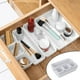 thumbnail image 1 of Juego de 8 Organizadores de Cajones, Separadores de Plástico Multifuncionales En 3 Tamaños para Cosméticos, Cocina, Dormitorio, Baño y Oficina., 1 of 7