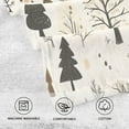 thumbnail image 5 of Yayeee 100% Cotton Hand Towels for Bathroom 16" x 28" Soft Absorbent Kitchen Towel, Winter Forest, 5 of 7