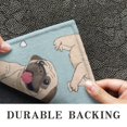 thumbnail image 6 of Pug and Love Heart Door Rugs,Washable Non Slip Door Mats Indoor,Decorative Door Mats,Entry Mat Indoor for Entrance,Bedroom,Kitchen,Bathroom,16"x47", 6 of 6