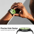 thumbnail image 3 of KOMI 2 Pack Hard Case Compatible with Samsung Galaxy Watch 6 44mm with Screen Protector, HD Tempered Glass Screen Protector Cover Overall Protective Cover, Black, 3 of 5