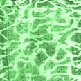 thumbnail image 1 of Ahgly Company Indoor Square Abstract Emerald Green Modern Area Rugs, 5' Square, 1 of 4