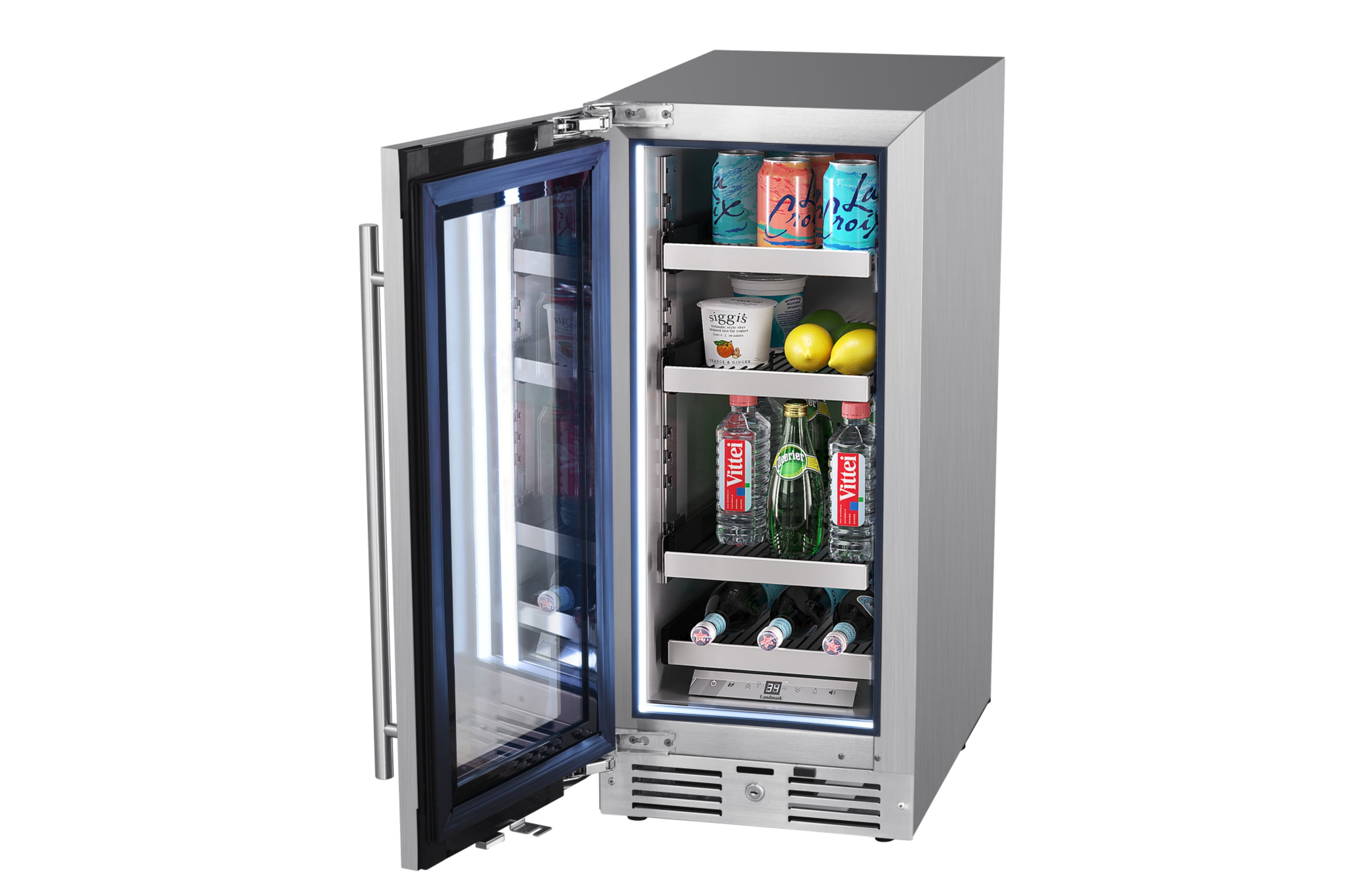 Landmark L3015ui1b-Lh 15" Wide 63 Can Capacity Beverage Cooler - Panel Ready