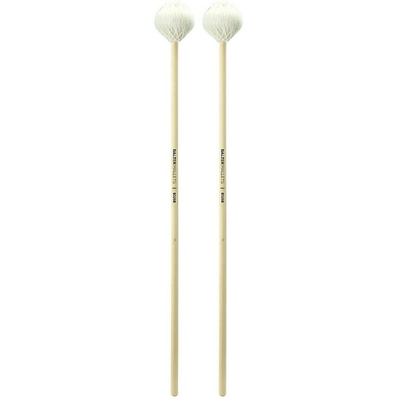 Mike Balter Keiko Kotoku Series Birch Handle Marimba Mallets Soft Off-White Yarn