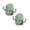 C, variant on Torch 2Pcs Toothbrush Storage, 4.3x2.7 inch Cactus Shaped Plastic Toothbrush Holder with 2 Hooks, Wall-Mounted Design, for Bathroom Space-Saving Home Supplies, Pink