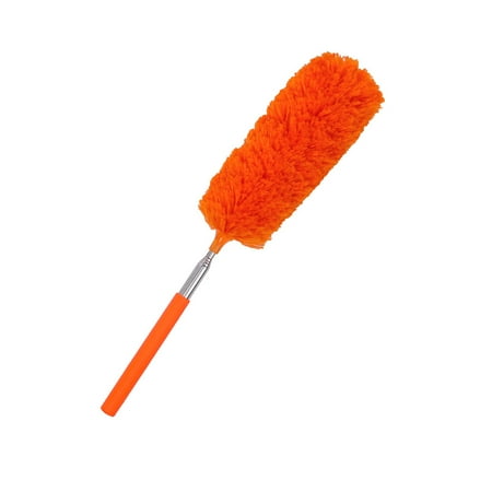 

Clearance! Nomeni Swiffer Duster Refill Extendable Telescopic Magic Microfibre Cleaning Feather Duster Extending Brush Cleaning Supplies Orange