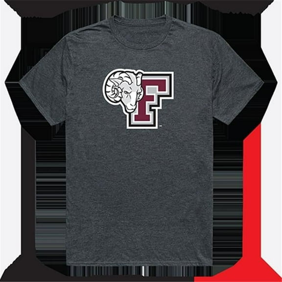 W Republic Products Fordham University Cinder College Tee - Heather Charcoal - Medium