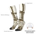 thumbnail image 4 of Xecao Dutch Windmill Pattern Adult Stockings with Color-Block Design and 3D Print, Breathable Comfortable Hosiery for Daily Wear and Sports, 4 of 6
